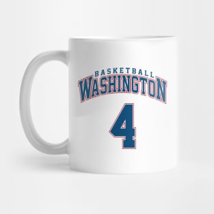 Washington Basketball - Player Number 4 Mug